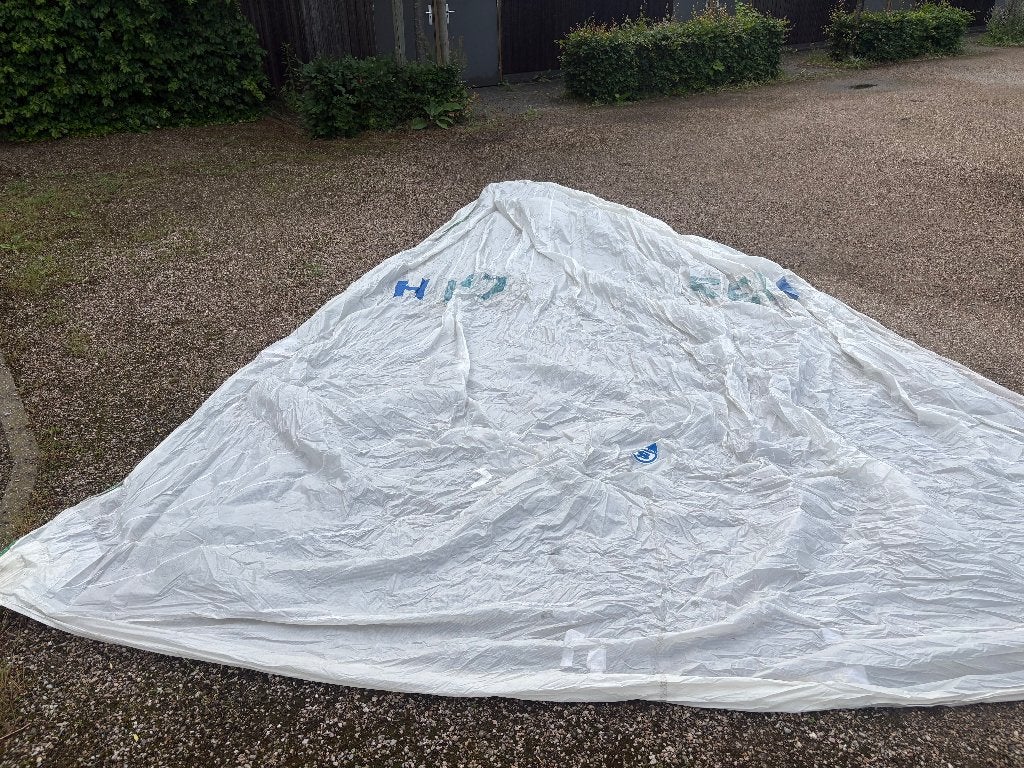spinnaker  north sails voor yngling, Ophalen, Gebruikt, Tuigage en Masten, Zeilboot