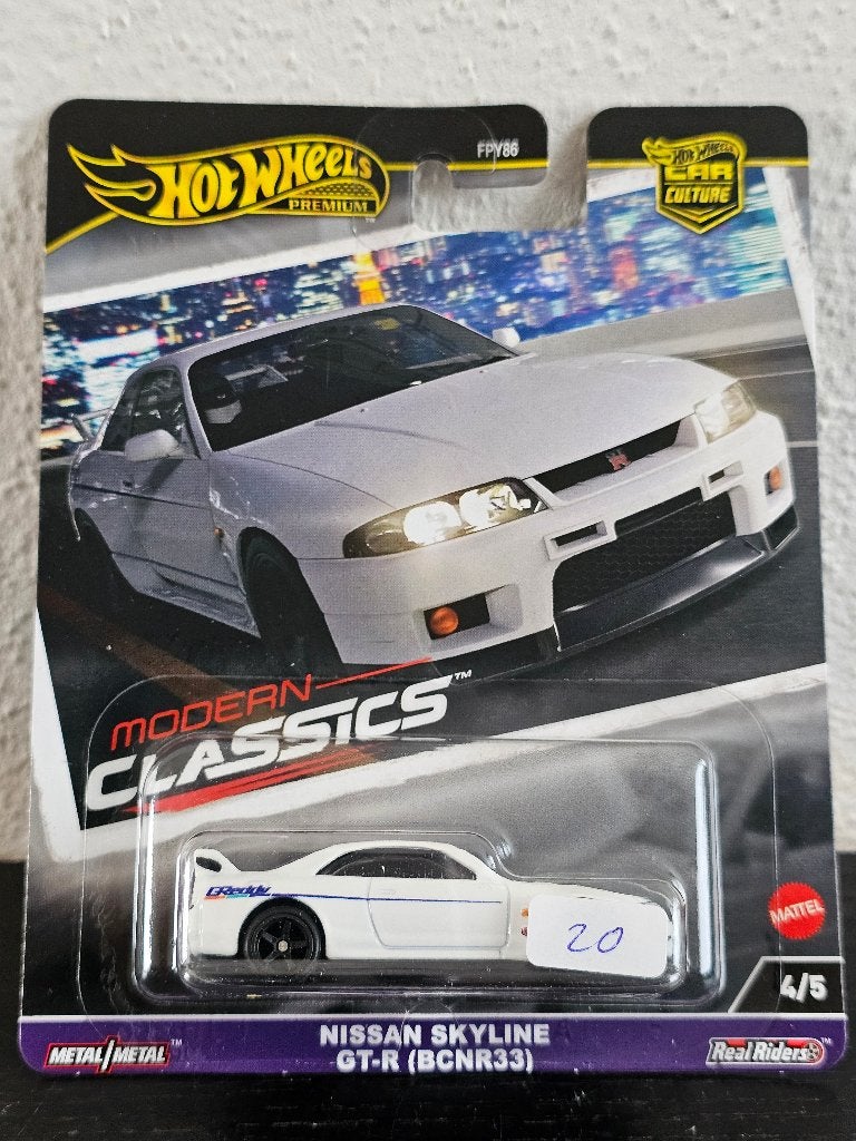 Hot Wheels Nissan Skyline GT-R Hot Wheels Car Culture premiu, Verzenden, Nieuw, Auto