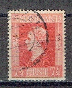 Nederland 1944 nr. 432 Kon. Wilhelmina Oranje TERNEUZEN, Verzenden, Gestempeld, Koningshuis