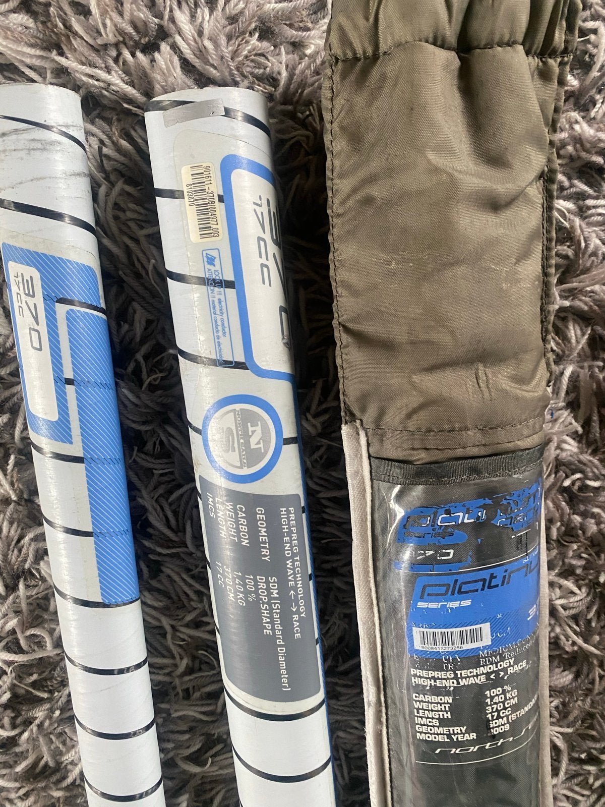 masten: North Sails Platinum FULL CARBON , Arrow, Naish, Ophalen, Gebruikt, Mast, North Sails