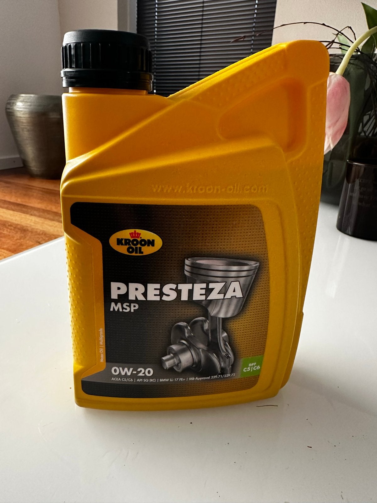 Kroon Oil Presteza MSP 0W-20 Motorolie (1 liter), Ophalen of Verzenden, Nieuw, Overige automerken