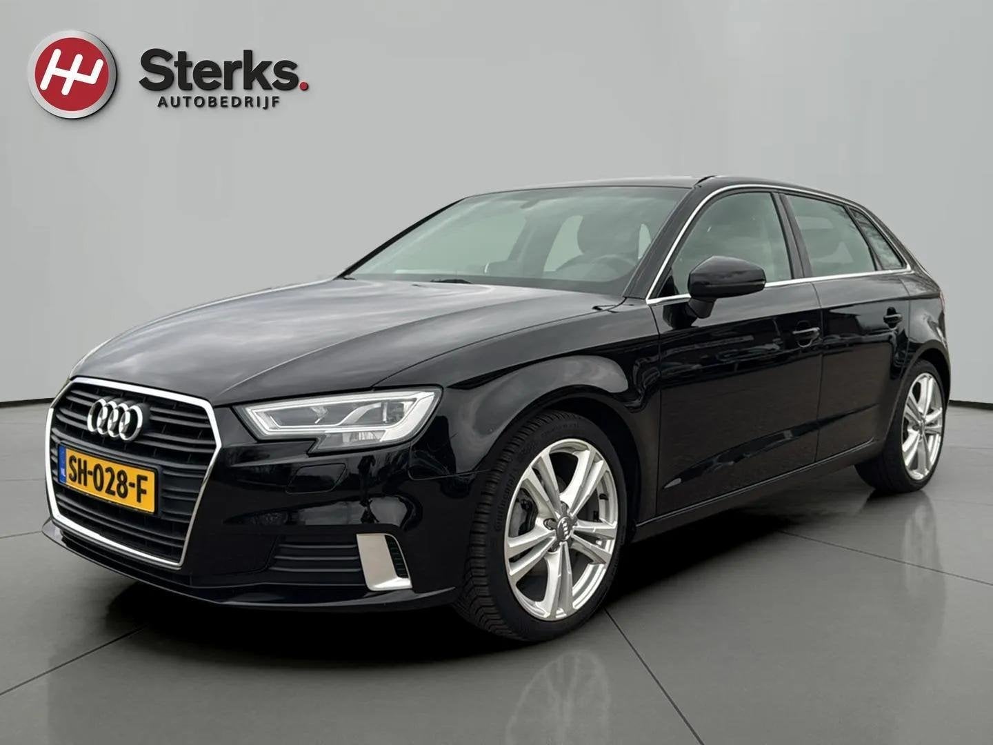 Audi A3 Sportback 1.0 TFSI Sport Lease Edition LED VERL. NAV, Gebruikt, Euro 6, Zwart, Origineel Nederlands