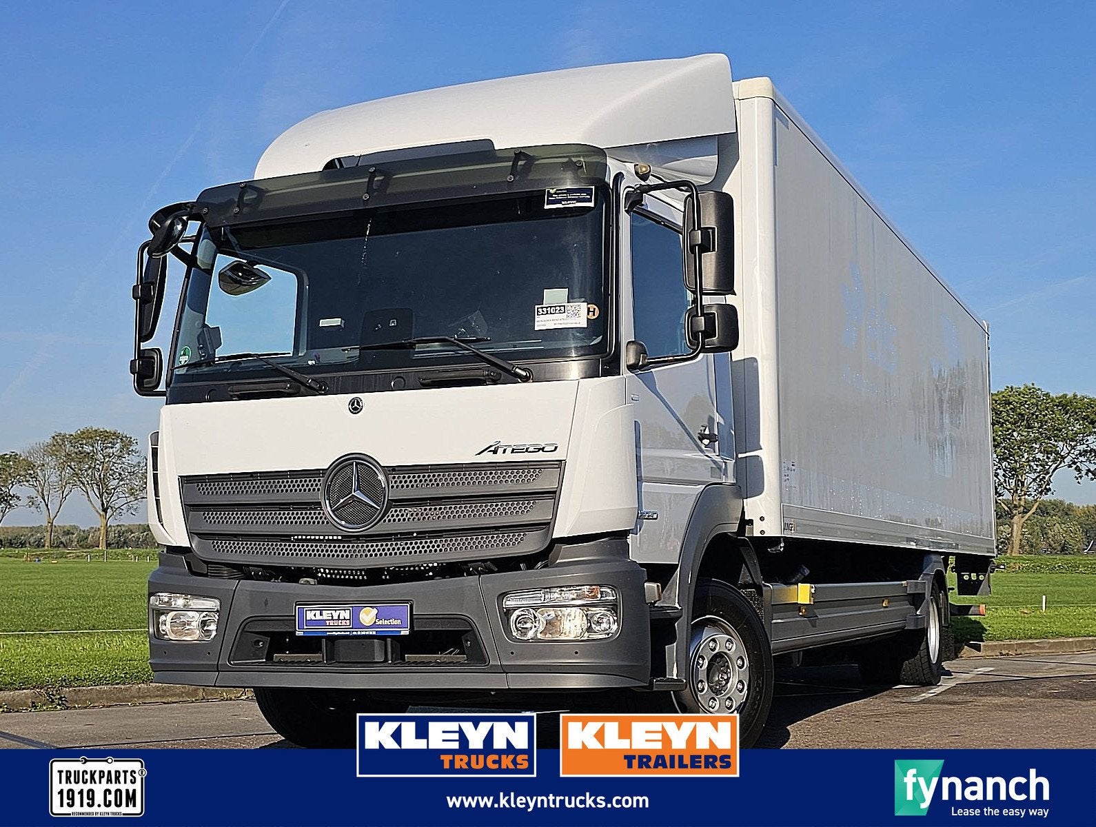 MERCEDES-BENZ ATEGO 1230 airco wb 536 lift, Auto's, Automaat, Euro 6, Verwarmde buitenspiegels, Wit