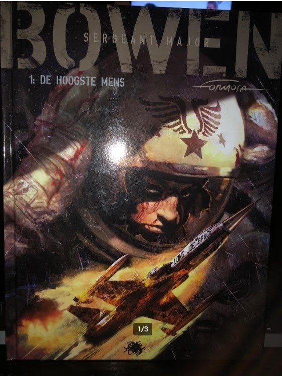 De hoogste mens sergeant bowen hardcover j3, Eén stripboek, Ophalen of Verzenden, Zo goed als nieuw