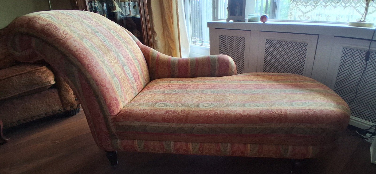 Prachtige Engelse sofa/chaises longue/daybed, Ophalen, Gebruikt, Eenpersoons, 75 tot 100 cm