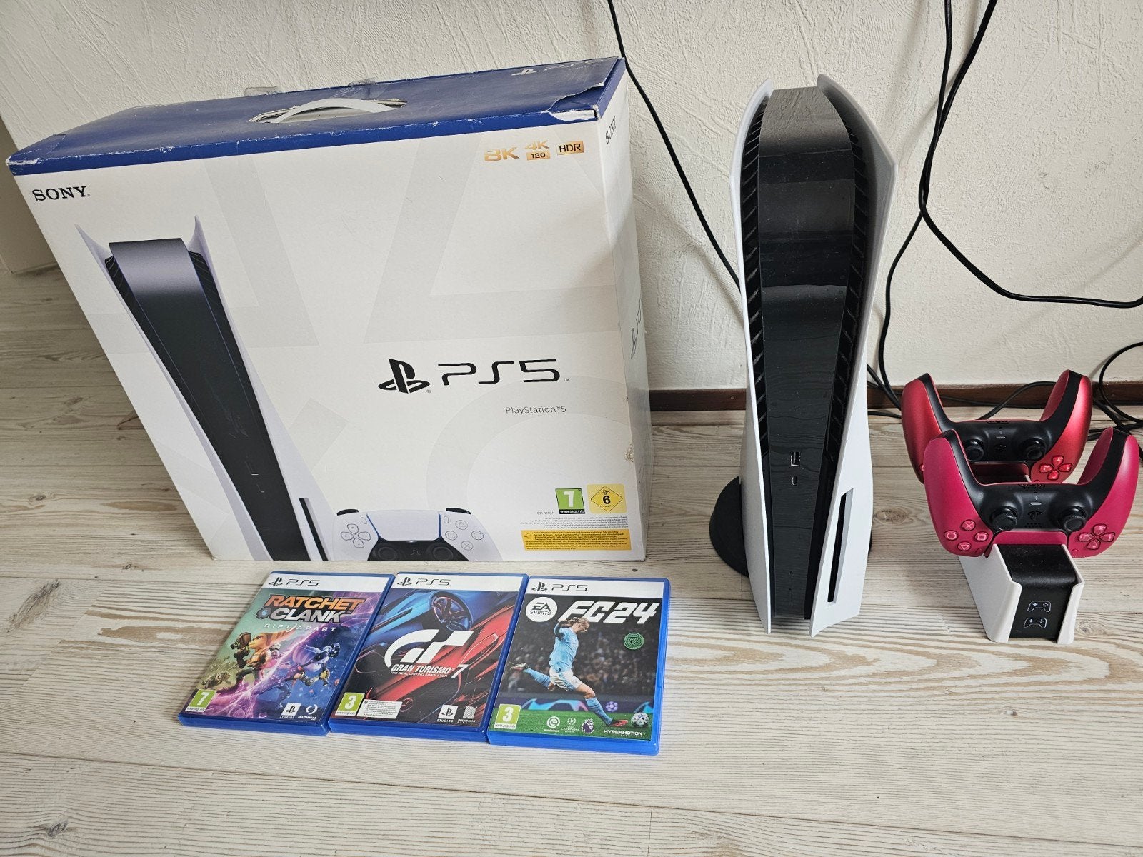 PlayStation 5 (PS5) 650GB met games en extra controllers, Ophalen