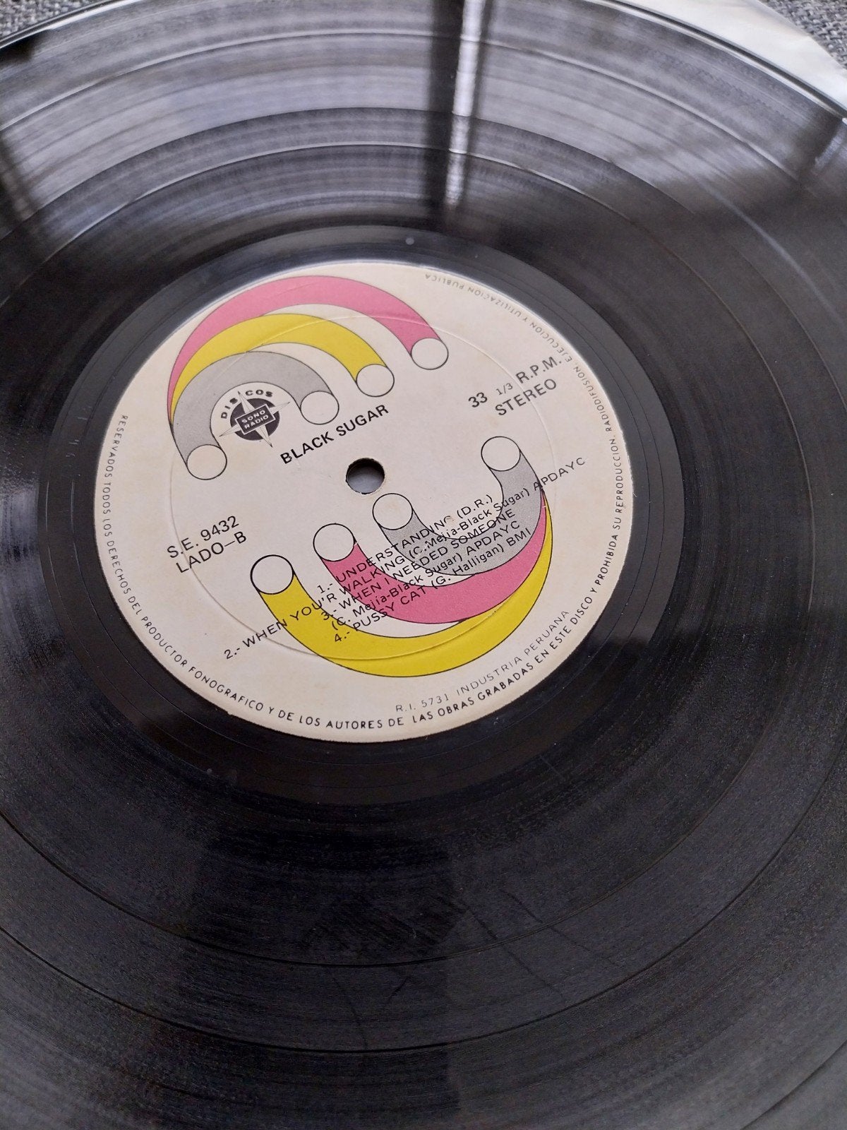 Black sugar lp, Ophalen of Verzenden, Gebruikt