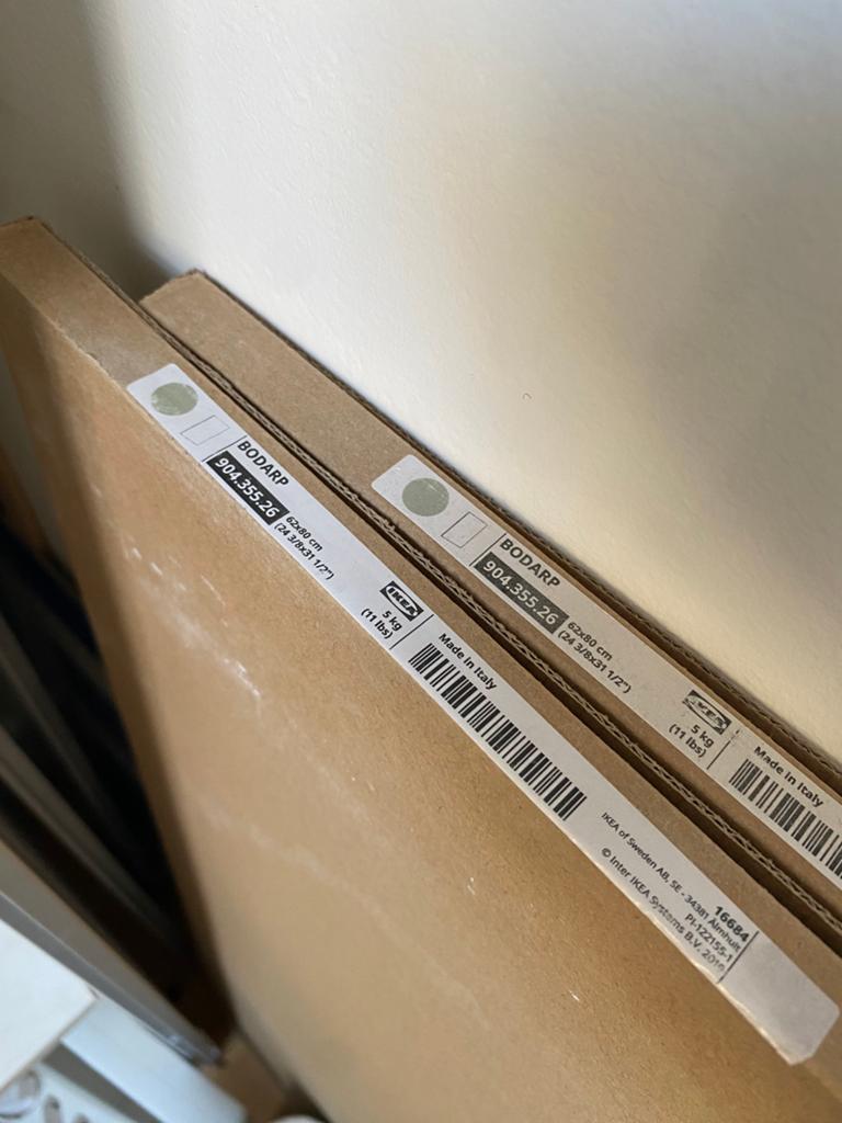 2x IKEA Keukenpaneel Bodarp Metod, Ophalen, 50 tot 100 cm, Zo goed als nieuw, Minder dan 100 cm