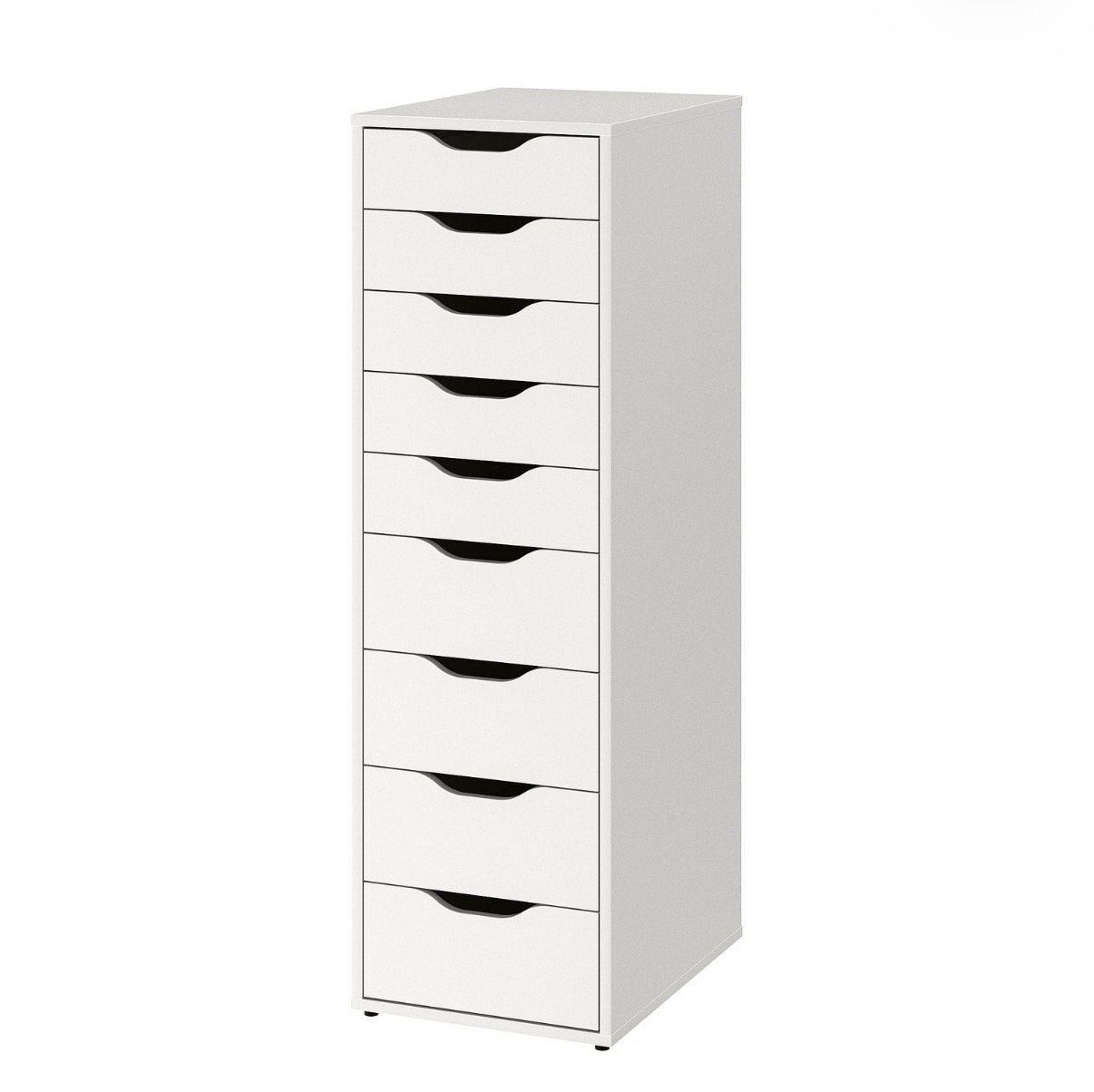 IKEA Alex ladeblok met 9 lades - Wit, Overige materialen, Minder dan 50 cm, 5 laden of meer, 100 tot 150 cm