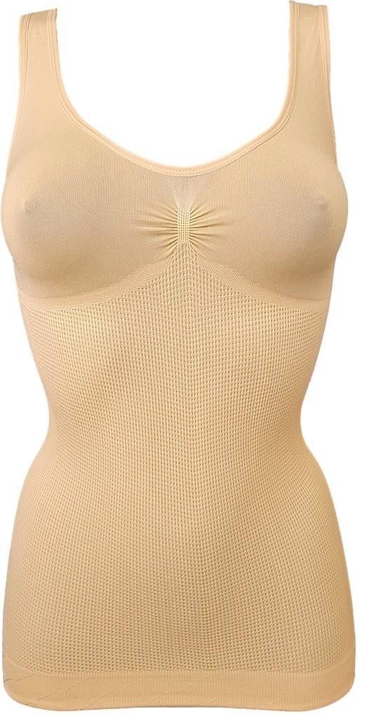 Figuur corrigerende hemdje M t/m XXL Beige en Wit (143), Nicolle_Lingerie, Ophalen of Verzenden, Beige, Hemd