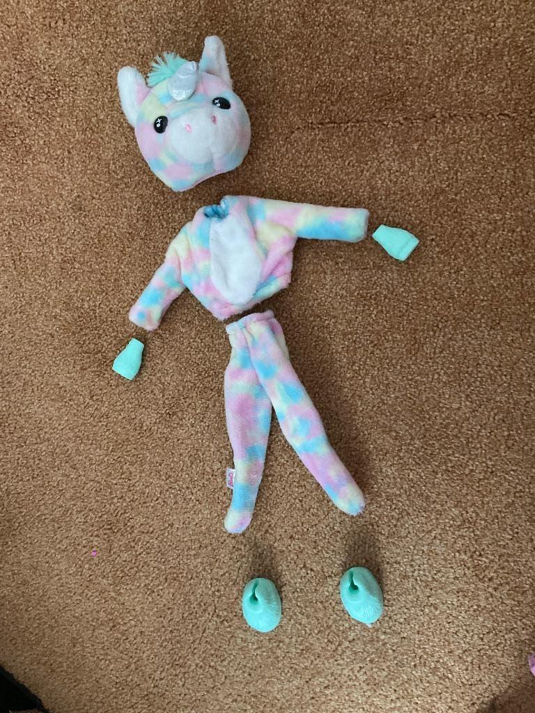Barbie cutie reveal doll teddy kleding, Kinderen en Baby's, Speelgoed | Poppen, Ophalen of Verzenden, Barbie