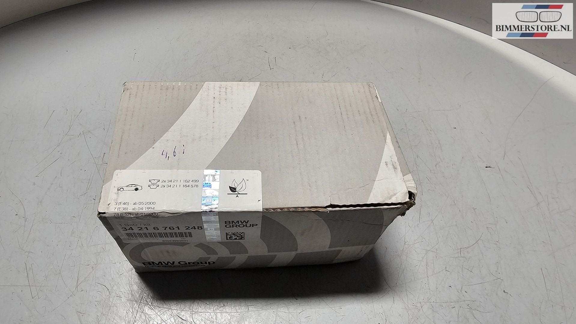 Remblokken achterzijde origineel BMW 34216761248 6761248, Auto-onderdelen, -, -, Nieuw, Ophalen of Verzenden