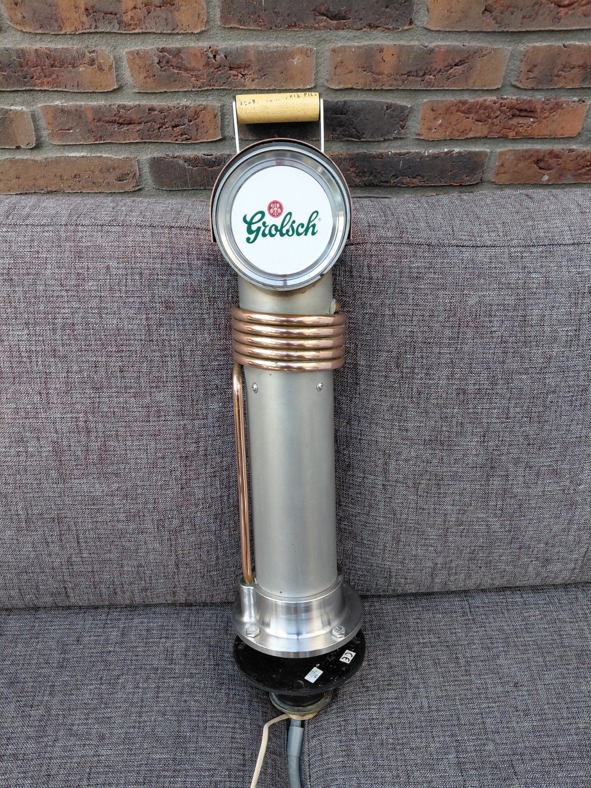 Grolsch biertap met houten handvat, Witgoed en Apparatuur, Ophalen of Verzenden
