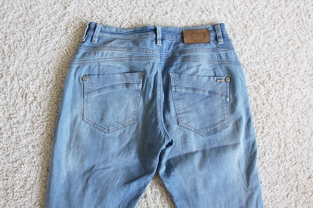Super Leuke Mos Mosh Spijkerbroek (M/W27) - 501 € 35,-, MOS MOSH, Blauw, Ophalen of Verzenden, Zo goed als nieuw