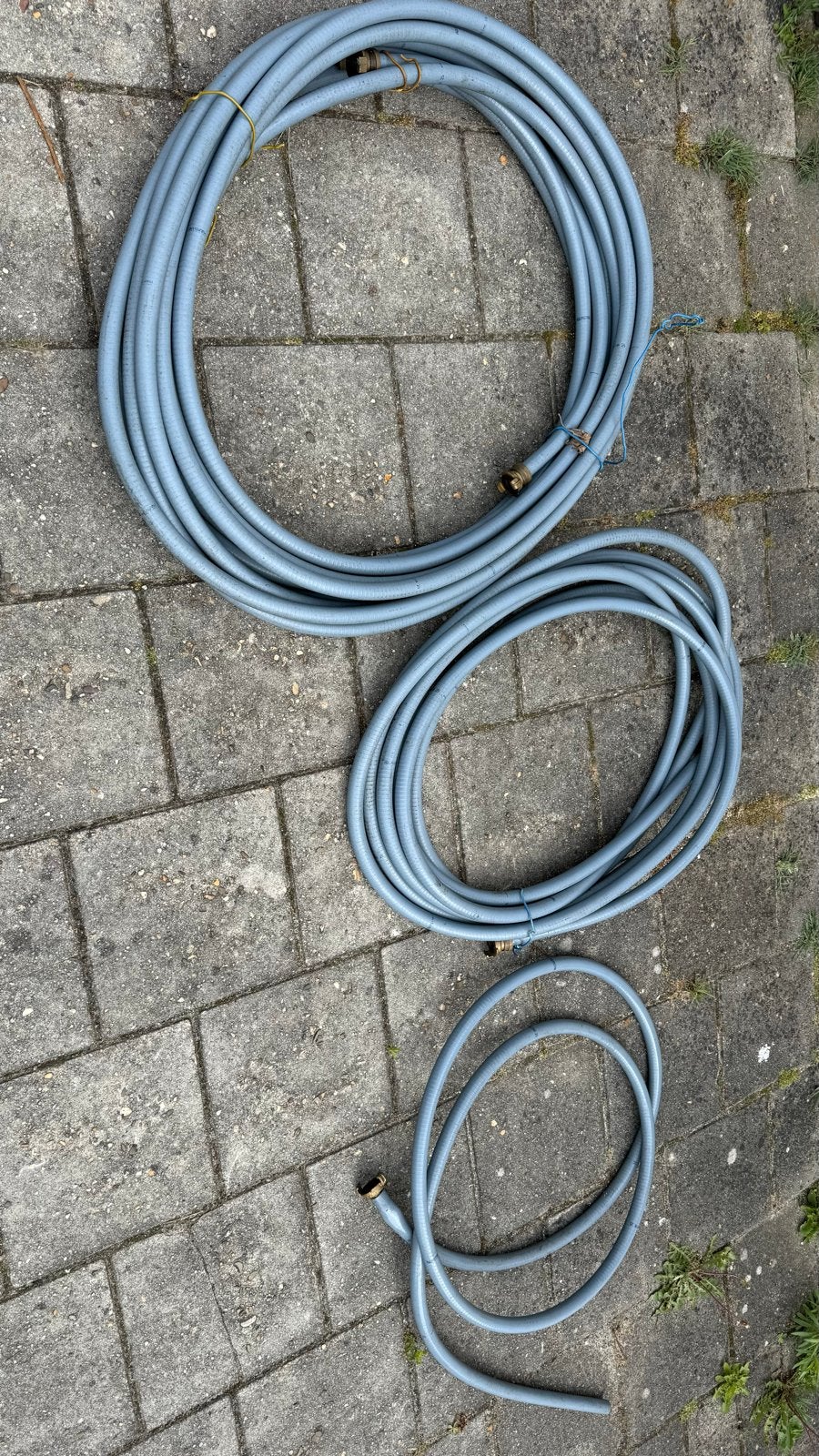 Aquastar 25mm slang met Geka snelkoppelingen (diverse lengte, Tuin en Terras, Tuinslangen, Ophalen, Gebruikt, Tuinslang
