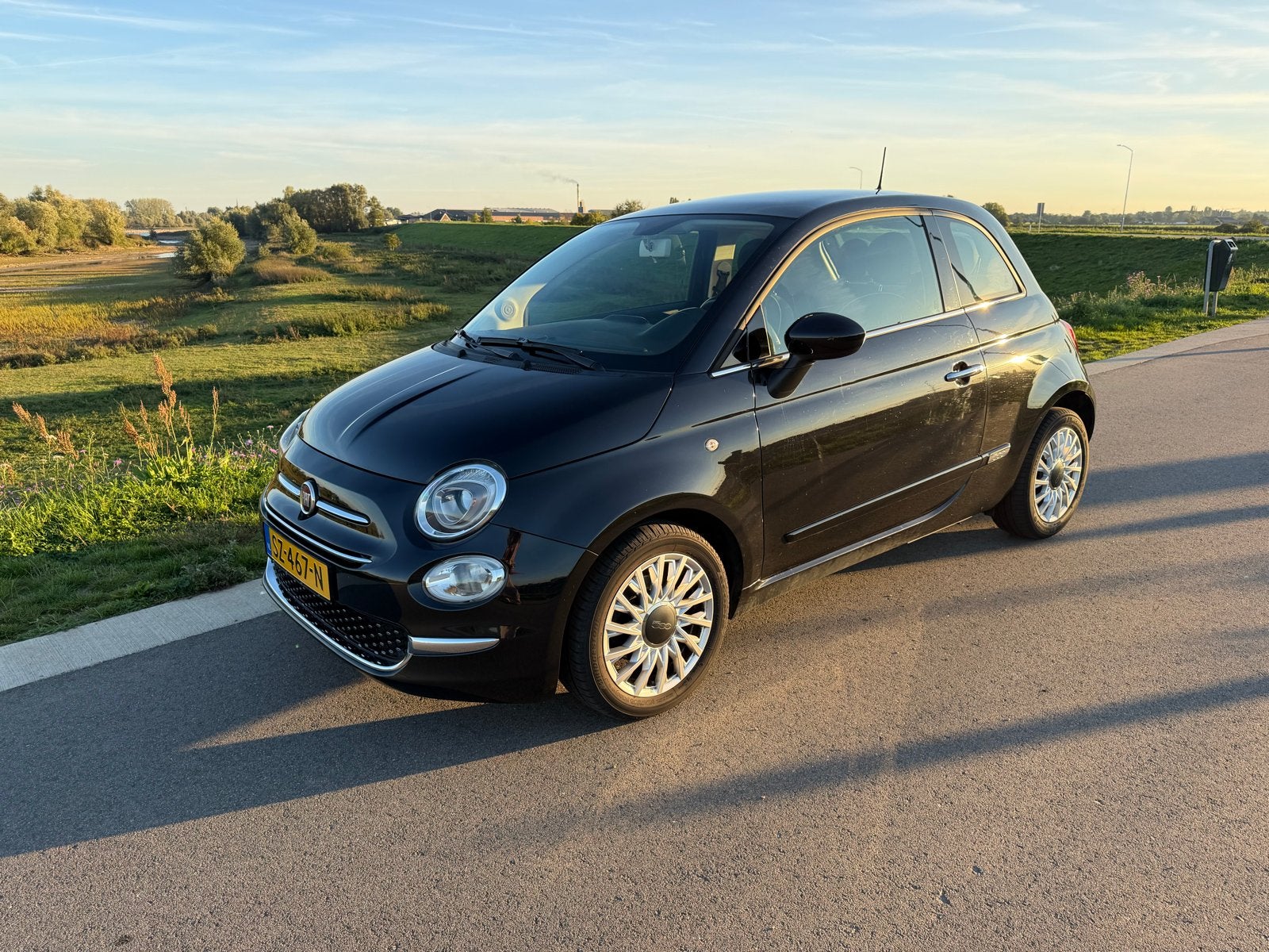 Fiat 500 0.9 TwinAir Turbo 80 pk | Rijk uitgerust, Auto's, Voorwielaandrijving, 31 €/maand, Leder en Stof, Origineel Nederlands