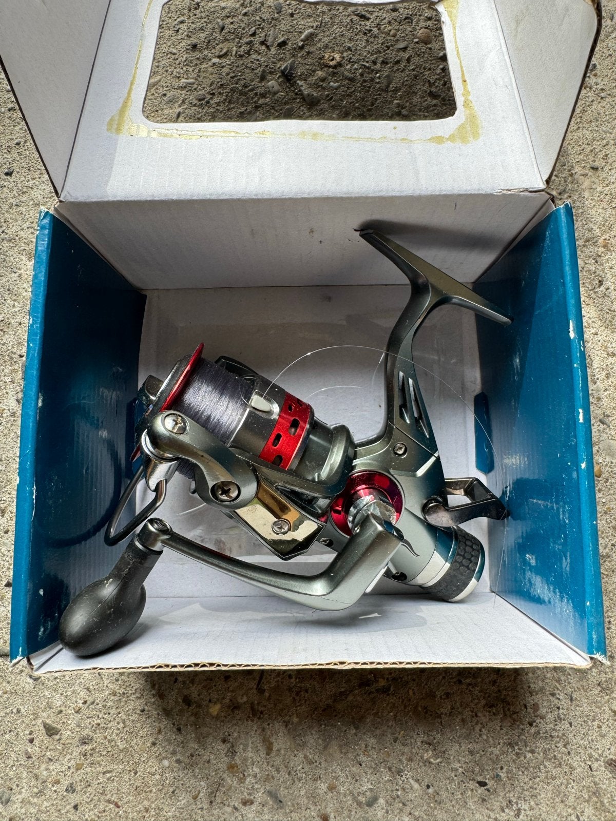 Crivit Freespool Reel 3000-S - Zo goed als nieuw, Watersport en Boten, Ophalen of Verzenden, Zo goed als nieuw, Molen
