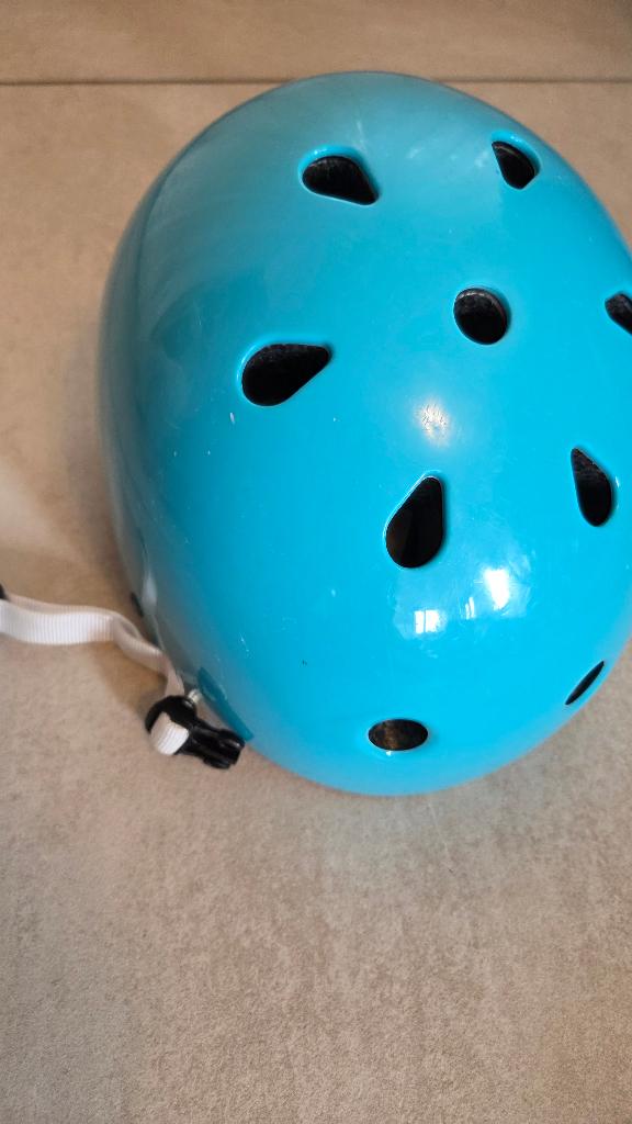 Oxelo Helmet Play5 Turquoise, Sport en Fitness, Verstelbaar, Kinderen, Zo goed als nieuw, Bescherming