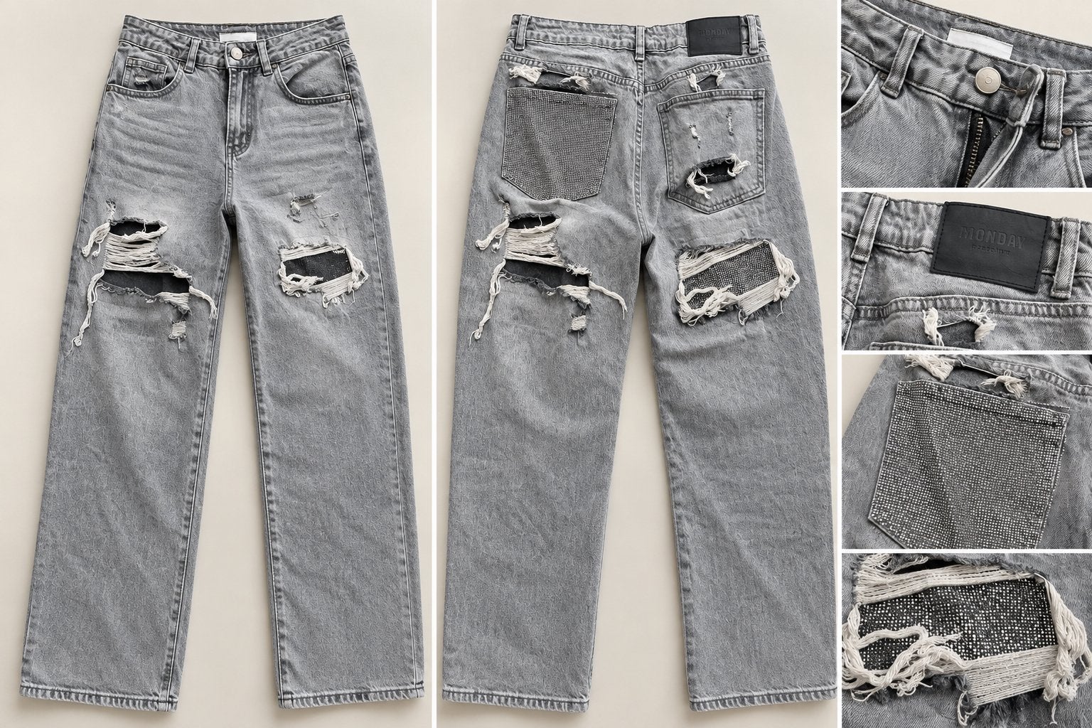 Grijze broek, Ophalen of Verzenden, Gedragen, Grijs, W30 - W32 (confectie 38/40)