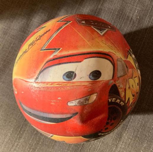 Bal cars Mc Queen; speelgoedbal, Ophalen of Verzenden, Gebruikt