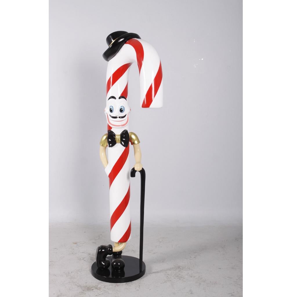 Christmas Candy Cane Joe – Zuurstok Hoogte 194 cm, Diversen, Kerst, Ophalen, HorecaBeelden, Nieuw, HorecaBeelden
