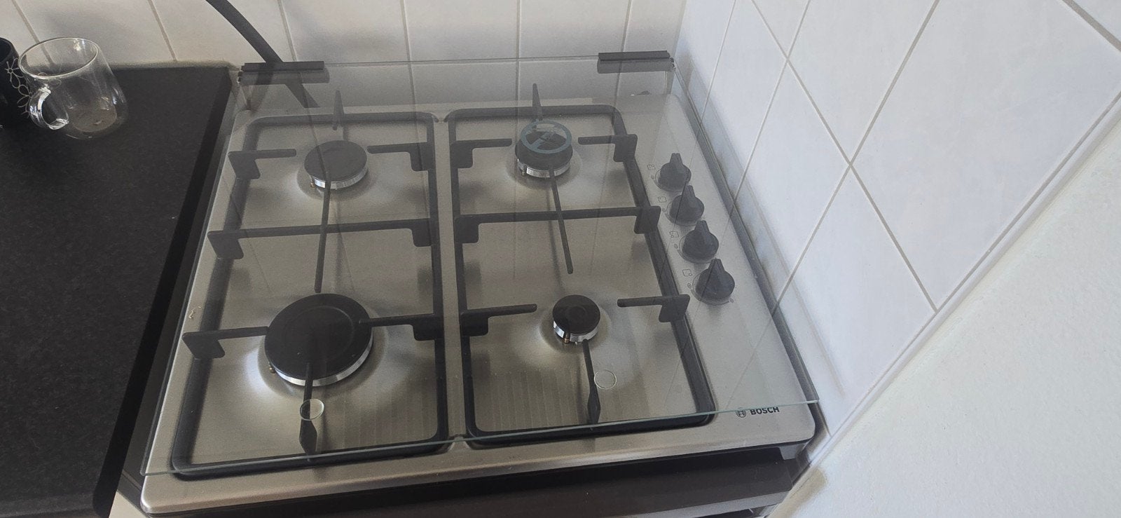 gasstel, Ophalen, 4 kookzones, Zo goed als nieuw, Gas