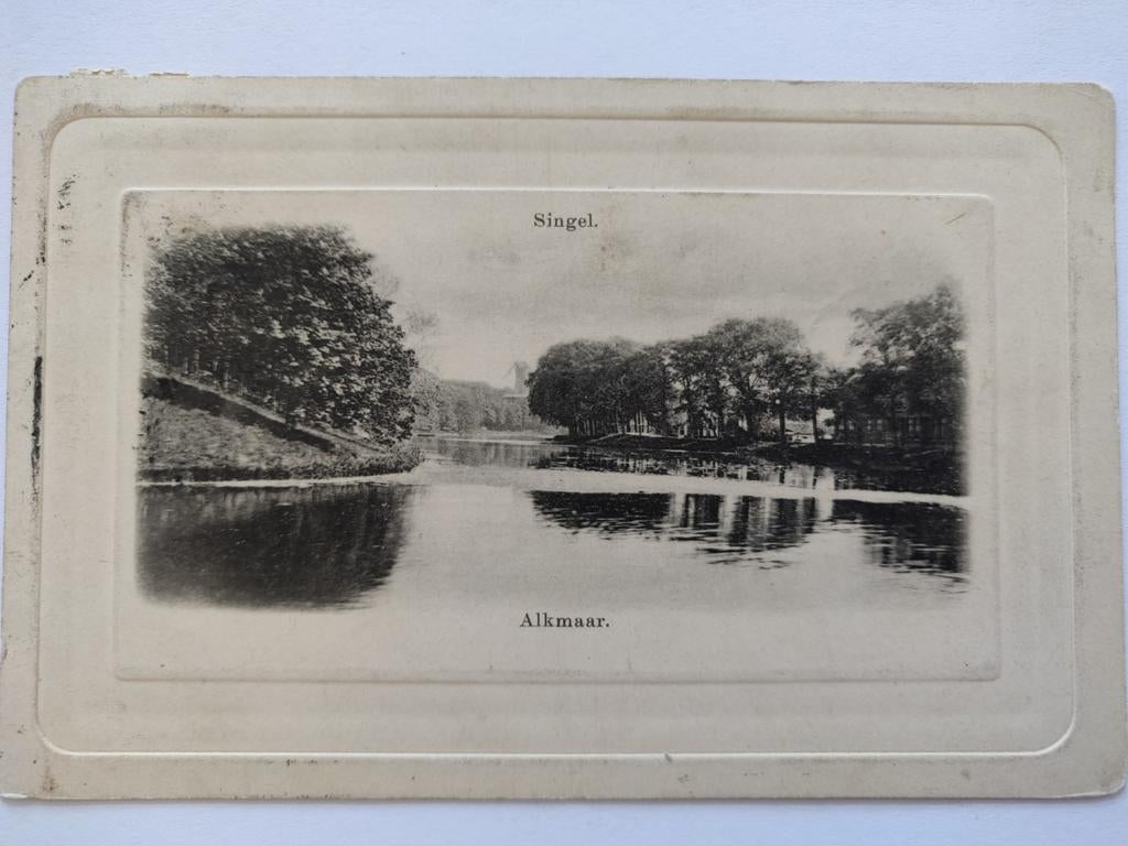 X97 Alkmaar 1902 Reliëf, Ophalen of Verzenden, Voor 1920, Noord-Holland
