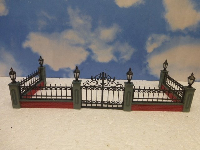 lemax wrough iron fence kerstdorp hekwerk hekjes accessoires, Diversen, Ophalen of Verzenden, Gebruikt