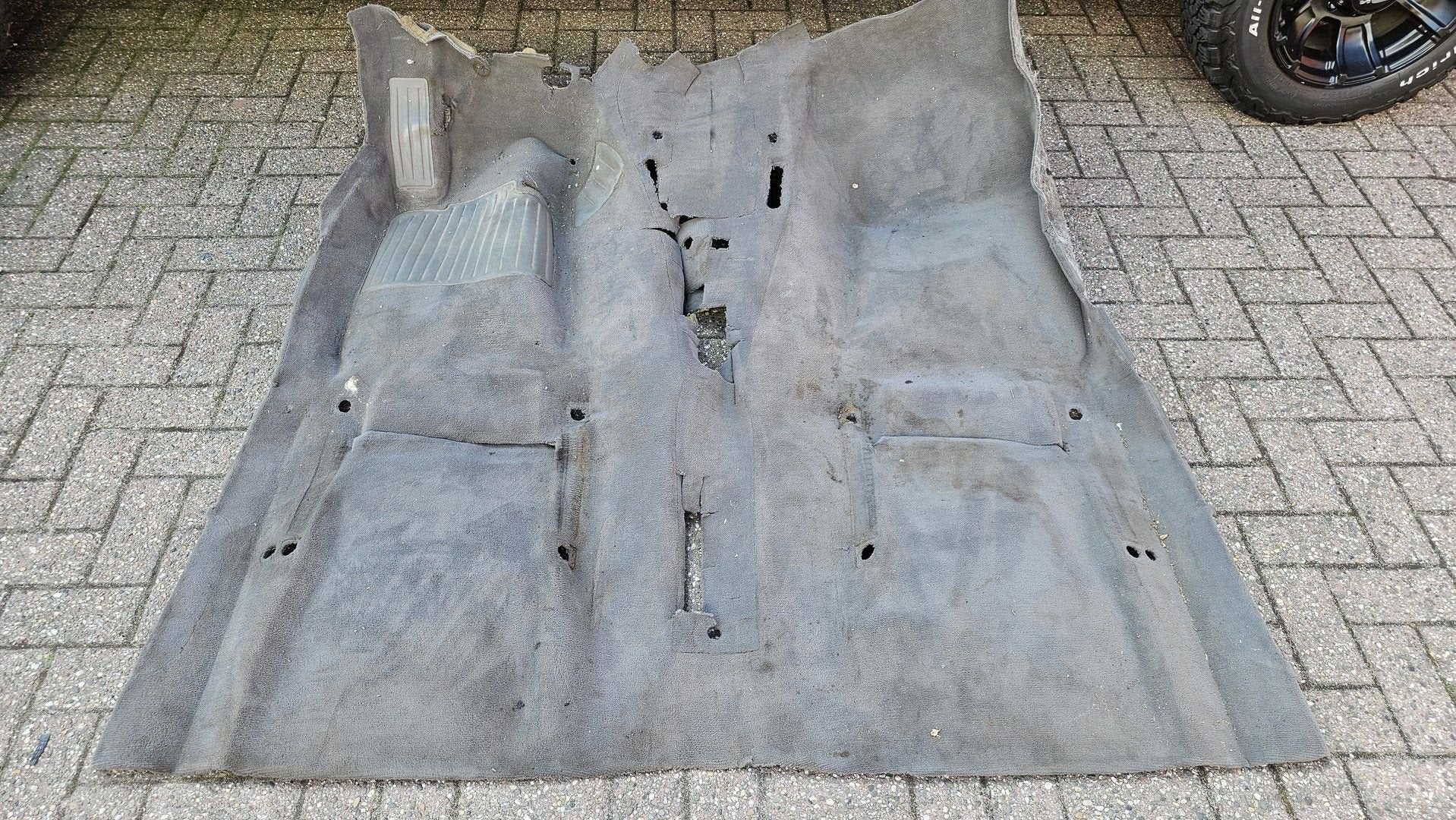 Tapijt vloerbedekking grijs antreciet BMW 3 serie E30 sedan, Ophalen, Gebruikt, -, -