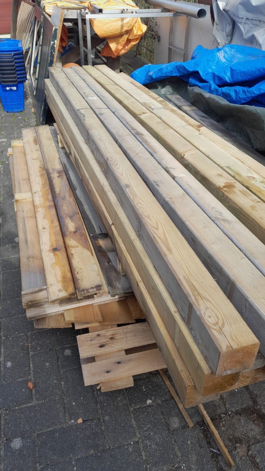 7x Douglas tuinpaal 8,5 x 8,5 x 240 cm  NIEUW!, Ophalen, Nieuw, 180 tot 250 cm, Palen