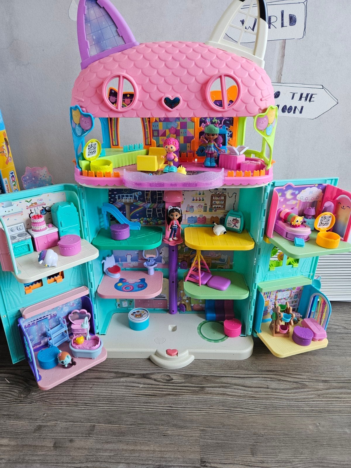 Gabby's Poppenhuis - Groot Speelhuis met Accessoires, Kinderen en Baby's, Ophalen, Zo goed als nieuw, Poppenhuis