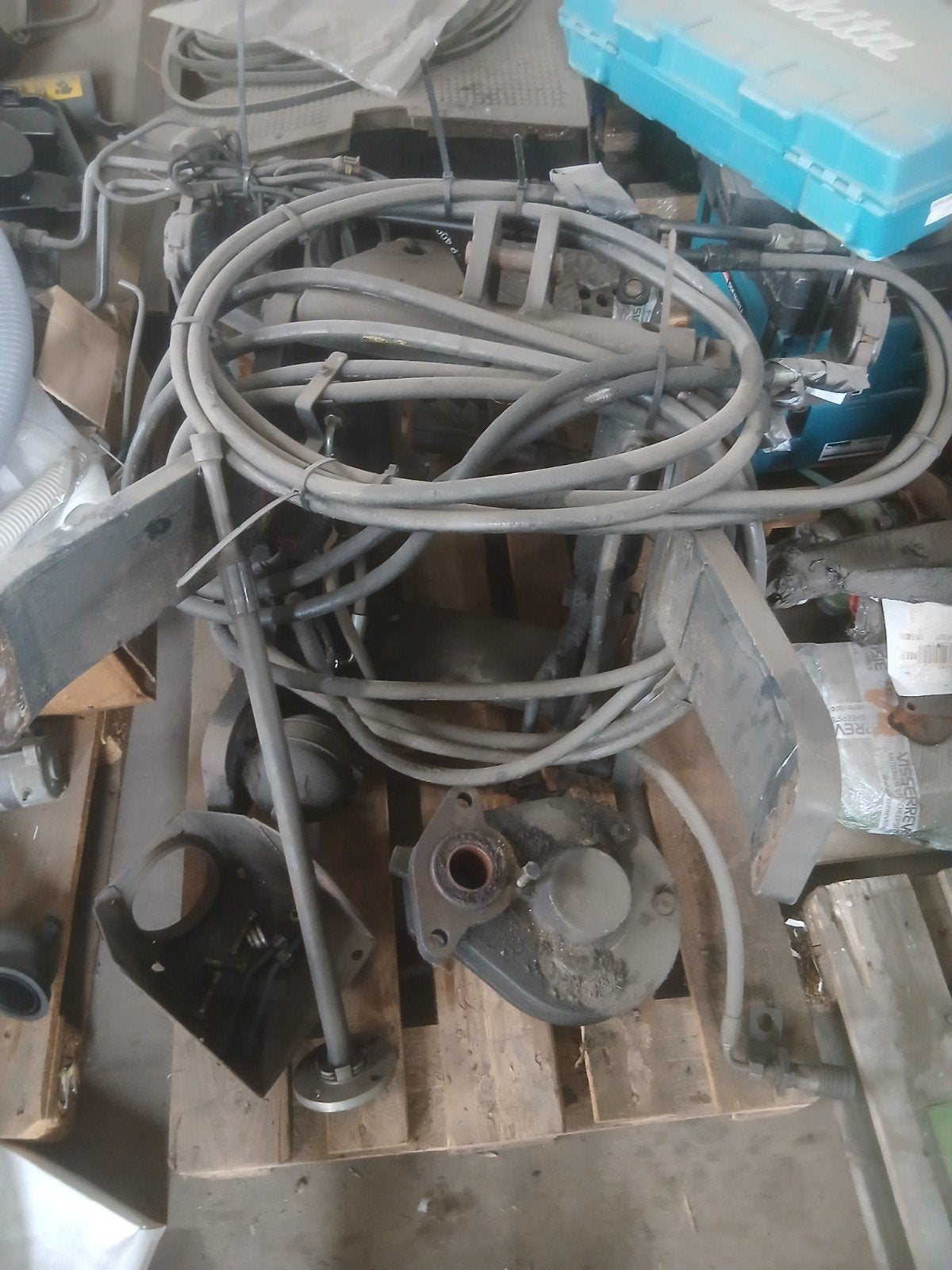 Fronthef pto new holland case steyr, Ophalen