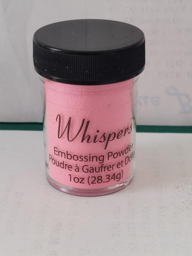 Whispers embossing poeder Powder Pink, Ophalen, Nieuw, Clearstamp