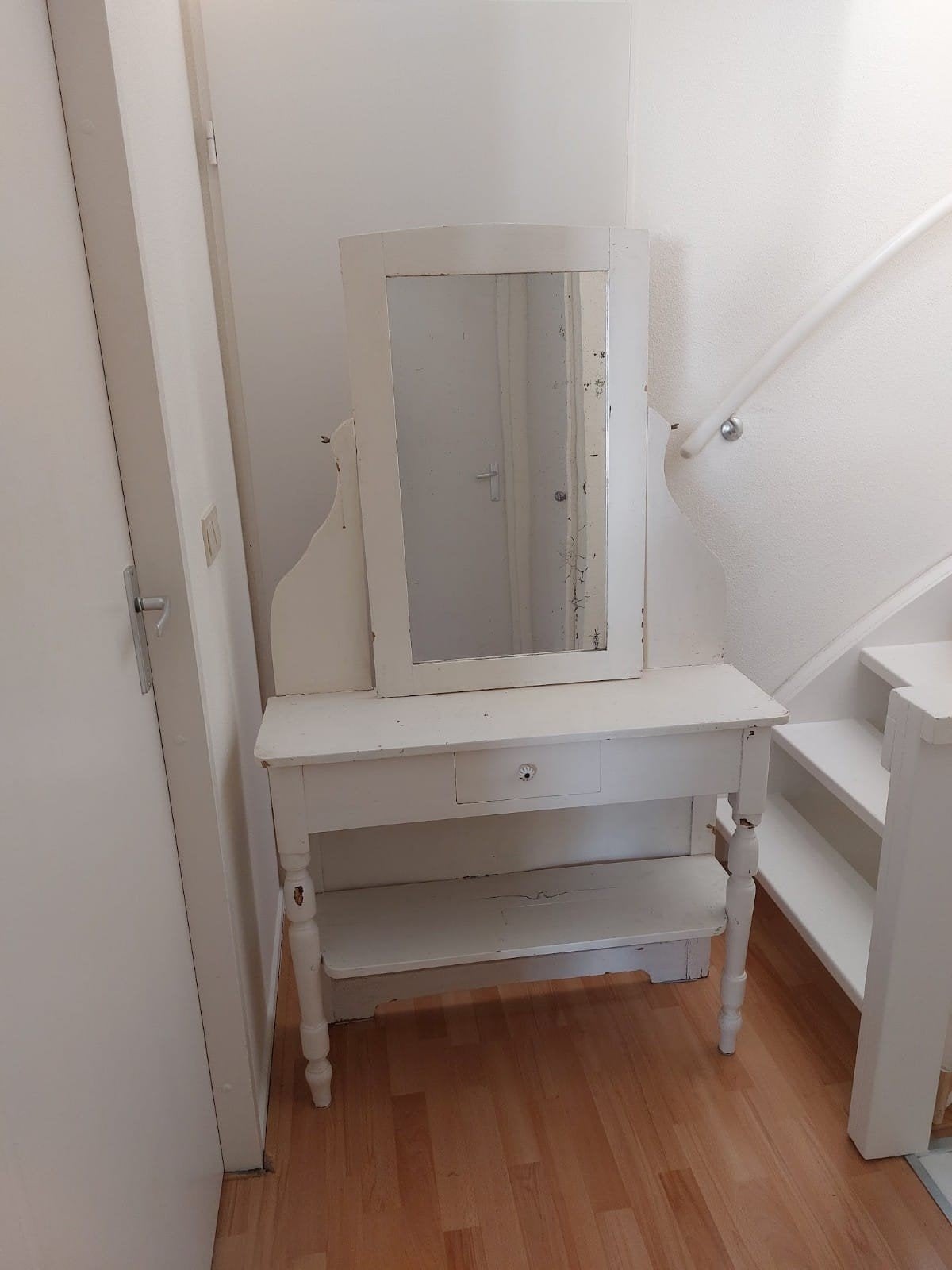 Roemeense kaptafel wit, Huis en Inrichting, Ophalen of Verzenden