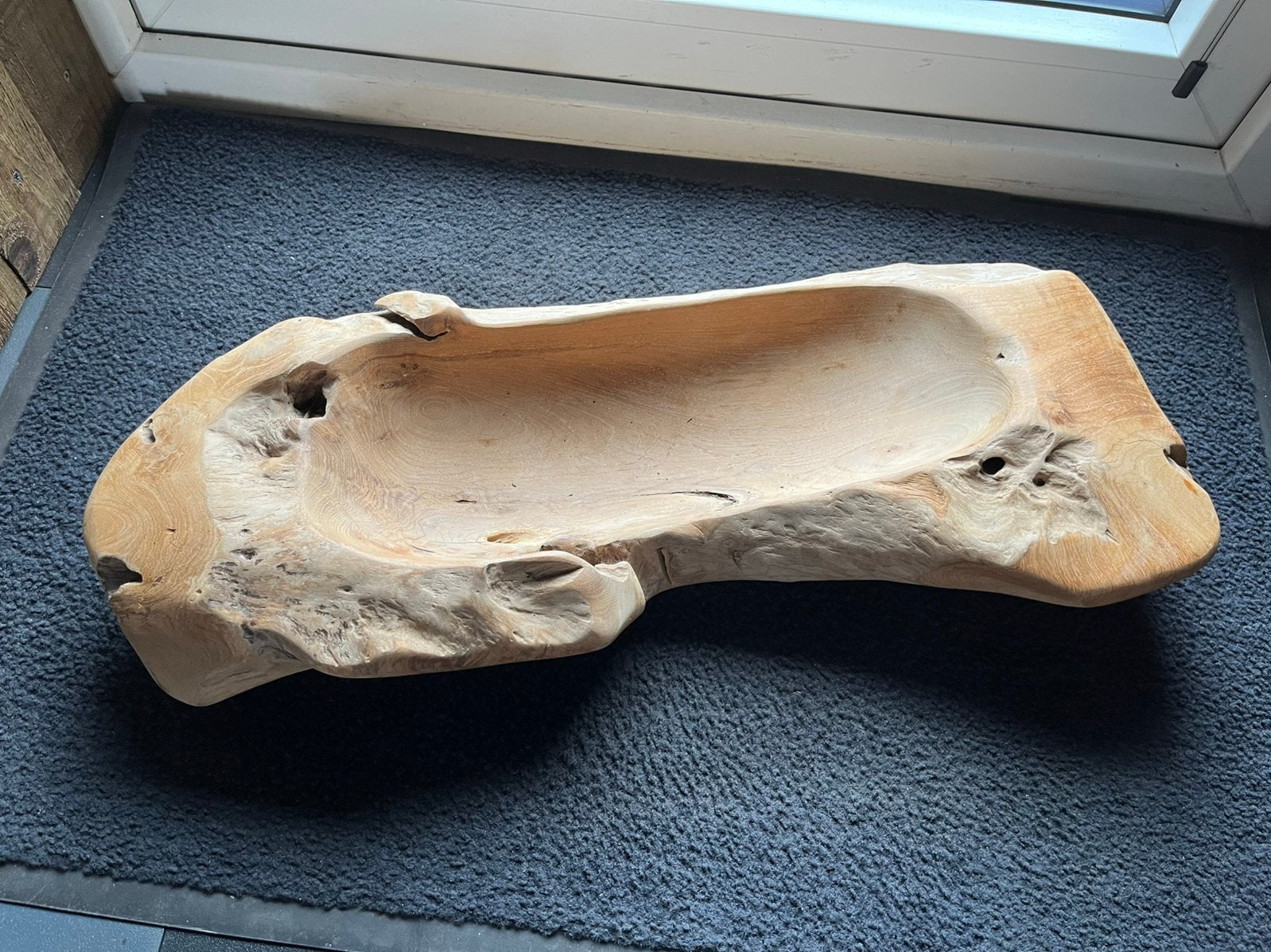 Grote houten schaal, Ophalen, Gebruikt