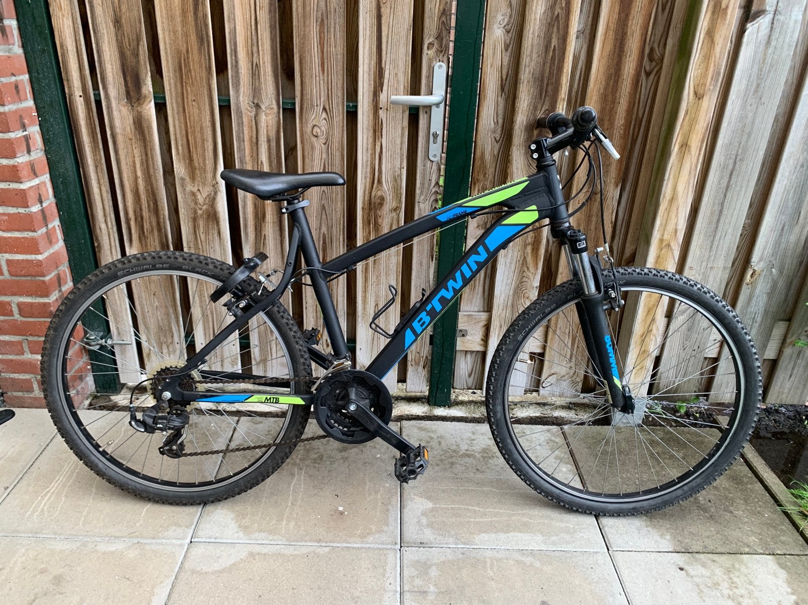 B’twin Rockrider 340. 26 inch, Ophalen, Zo goed als nieuw, 26 inch of meer, Versnellingen