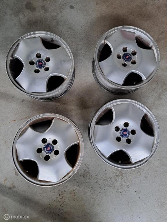 Set 16 inch Lichtmetalen velgen voor een SAAB 900|1997, Ophalen, Gebruikt, Velg(en)