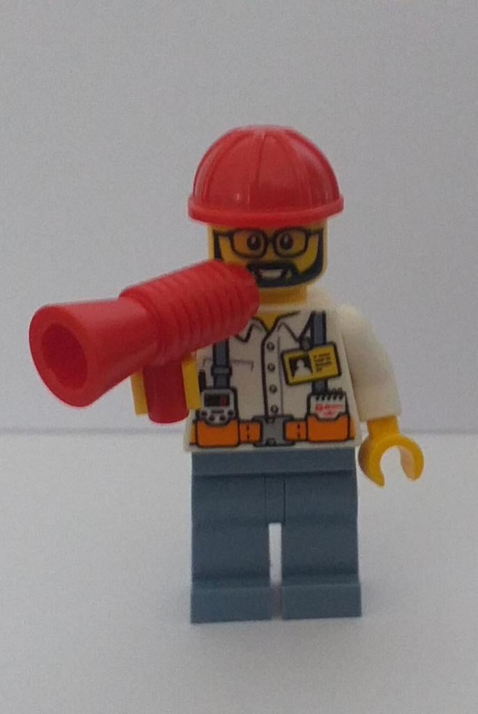 NIEUW lego city poppetje minifig minifigure VOORMAN BOUW, City, Lego, Nieuw, Ophalen of Verzenden