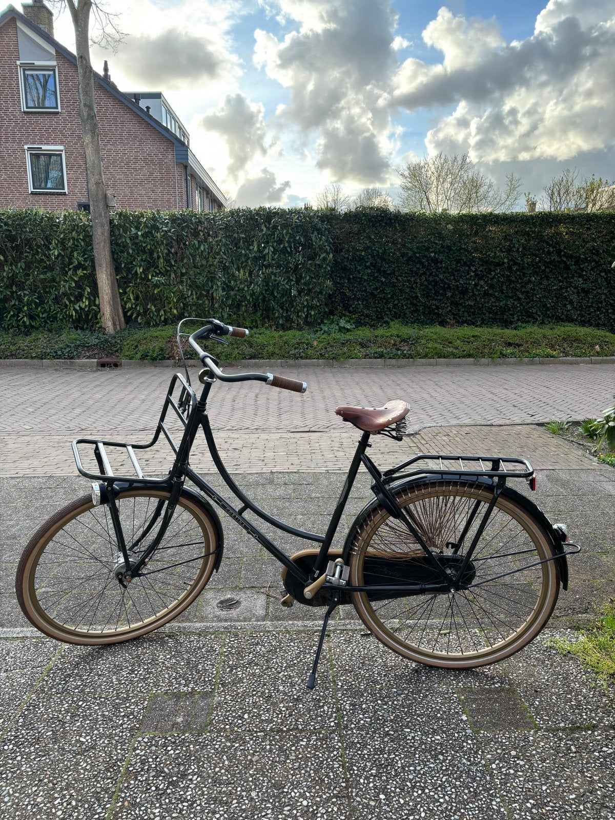 Mooie Cortina Soul Damesfiets - Groen met Brooks Zadel, Ophalen, Zo goed als nieuw, Overige merken, Versnellingen
