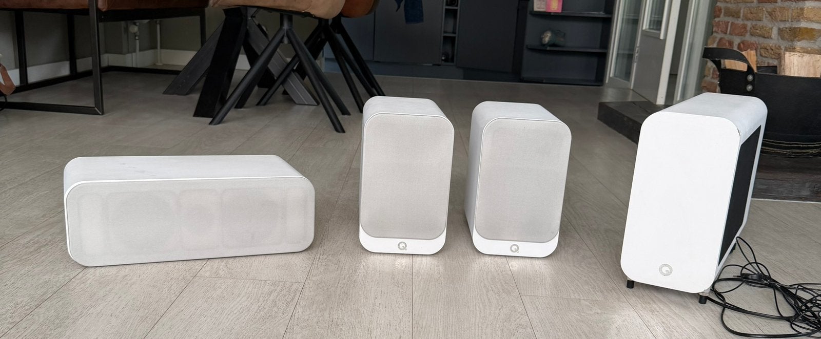 Q Acoustics 3000i Home Cinema Speakerset – wit, Ophalen, Zo goed als nieuw, Overige merken