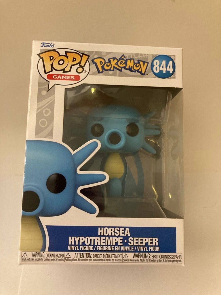 Nieuwe Funko Pop Pokemon Horsea #844, Ophalen of Verzenden, Nieuw