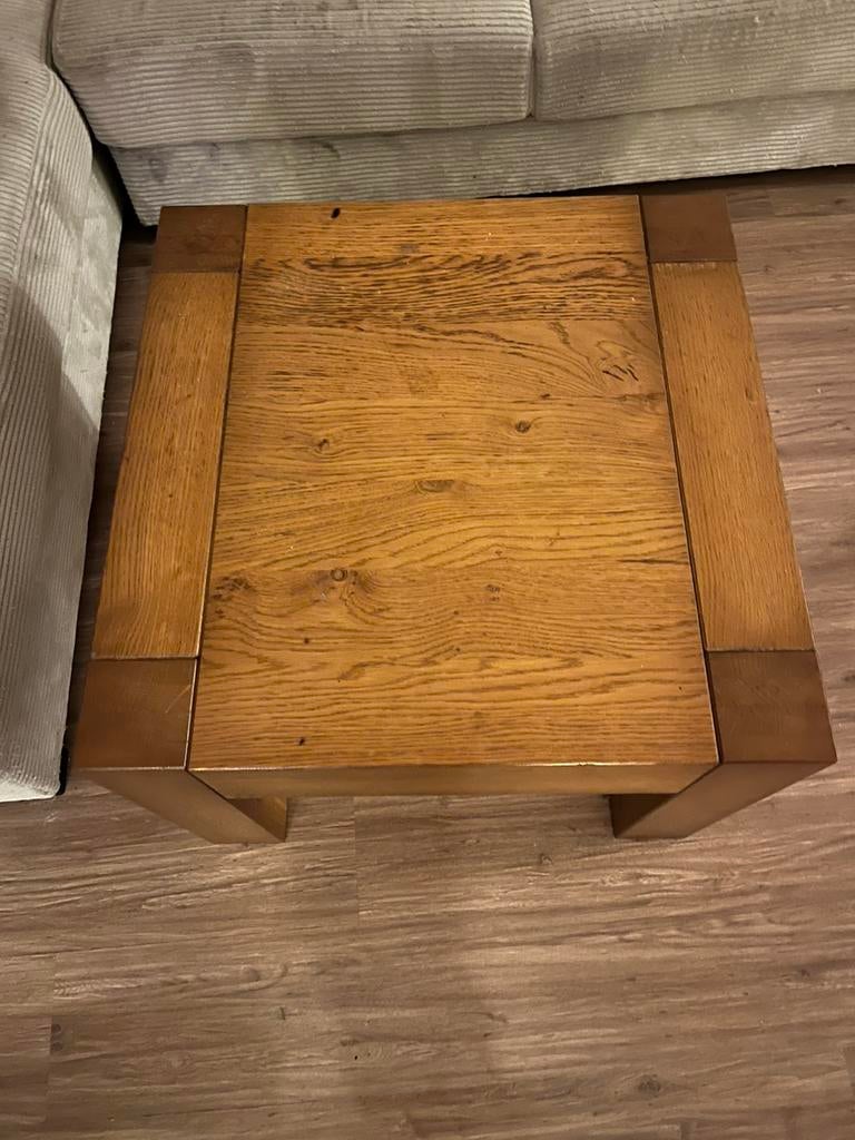 Koloniale salontafel met lade, Ophalen, 100 tot 150 cm, 50 tot 100 cm, Zo goed als nieuw