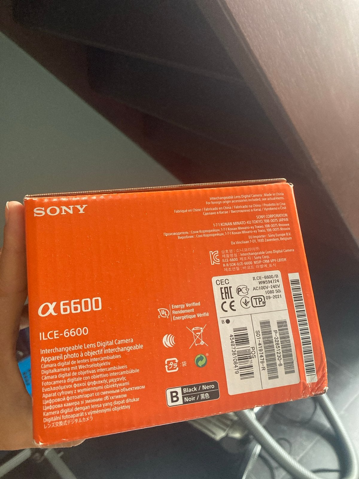 Sony Alpha a6600 ILCE-6600 Systeemcamera (Body), Beeldstabilisatie, Ophalen of Verzenden, Zo goed als nieuw, Accu
