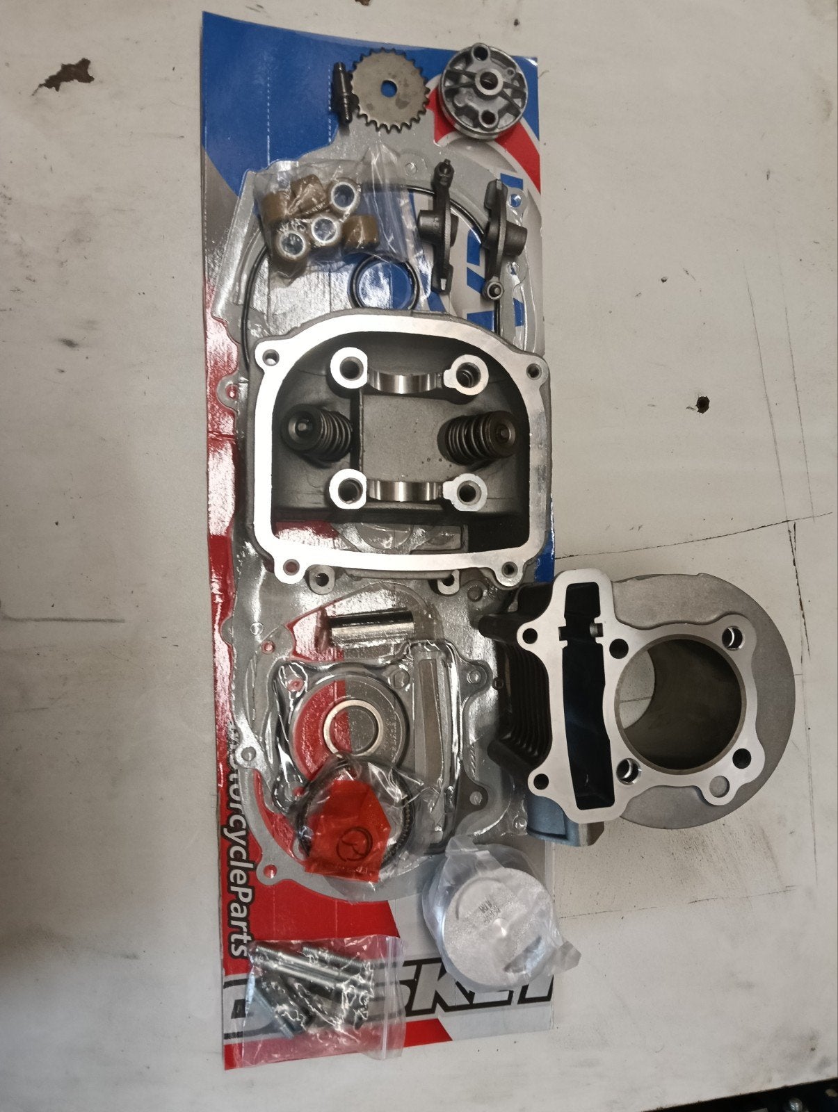 Opvoerkit 150 cc GY6 motorblok (Onderdelen los of als set), Ophalen of Verzenden, Gebruikt, Cilinder, Overige merken