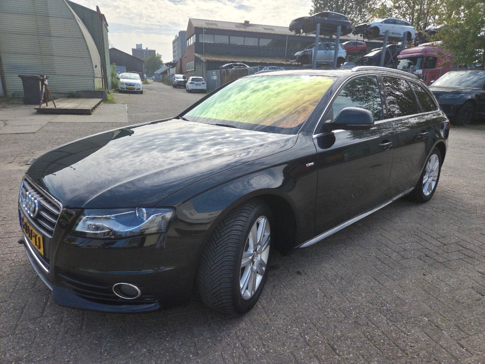 Audi A4 3.2 FSI Quattro Avant Tiptronic 2008 Zwart, Auto's, Automaat, Zwart, Zwart, 11 km/l