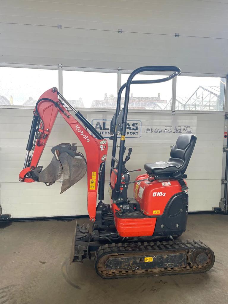 Kubota U10-3 minigraver 2020 Hydraulische snelwissel CW00, Kubota, Info@alblasinterntransport.nl, Heulweg 44
2295 kg  KWINTSHEUL, NL