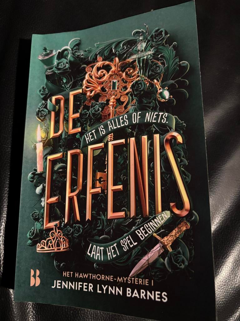 De Erfenis - Het Hawthorne-Mysterie I - Jennifer Lynn Barnes, Boeken, Ophalen of Verzenden, Zo goed als nieuw, Nederland