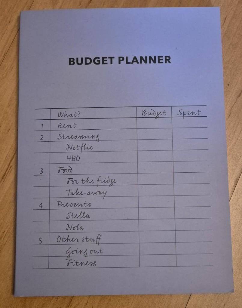 Budget Planner (Ongebruikt), Ophalen of Verzenden, Nieuw, A5