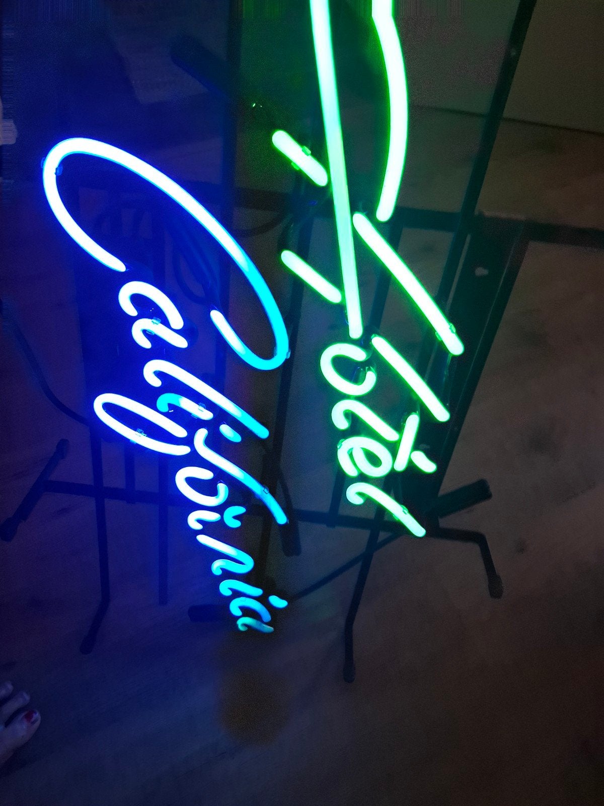 Neonreclame 'Hotel California' - Unieke Wanddecoratie, Ophalen, Overige merken, Meerkleurig, Overige fittingen