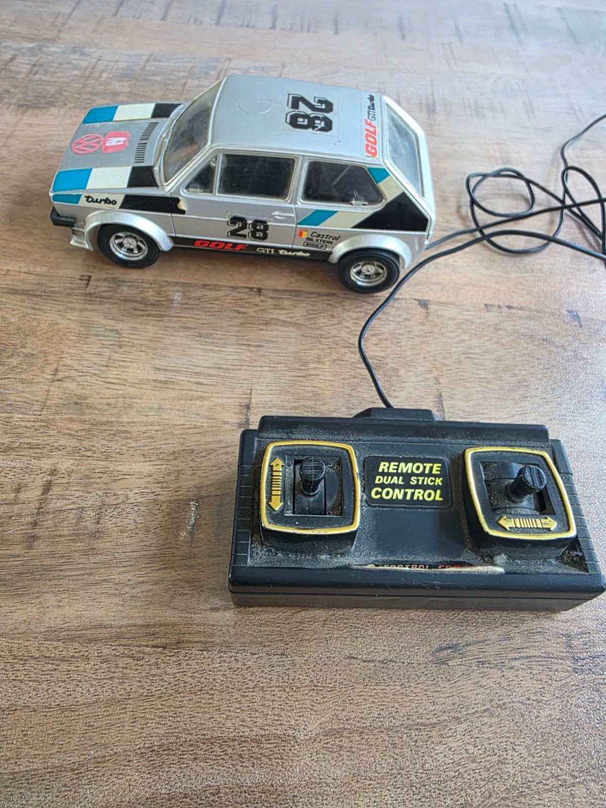 Vintage RC Golf GTI Turbo (ca. 1980) - Deels Werkend, Ophalen of Verzenden, Gebruikt, Auto, Overige merken
